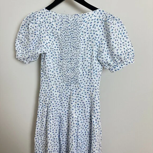knee length dresses for ladies Sleeveless Linen Dress - V-Neck Button Front Dress main image 1